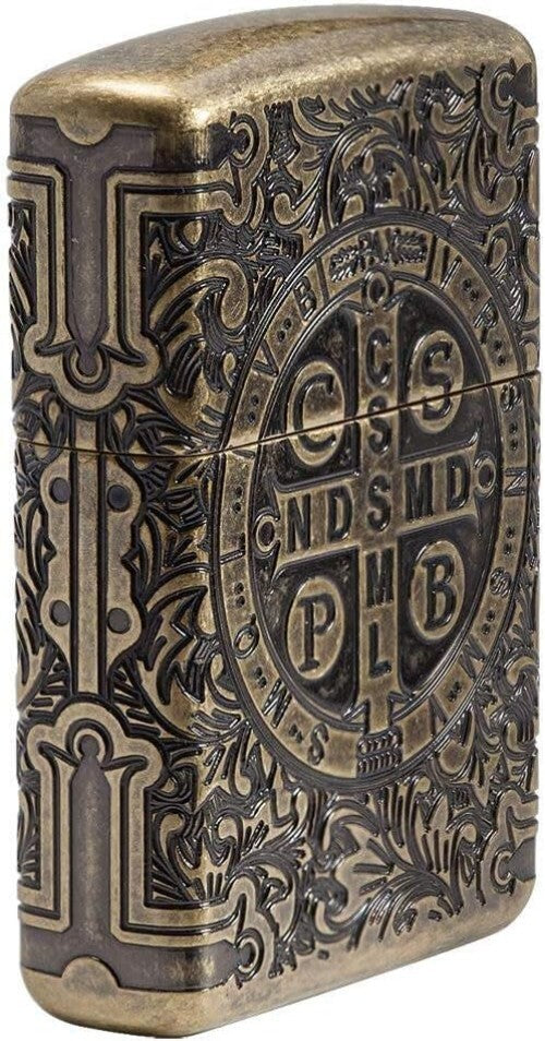 Lifetime Guarantee Brass Spiritual Windproof Lighter - Distinctive Click Sound