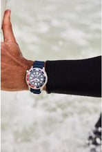 Load image into Gallery viewer, Sustainable Eco-Drive Dive Watch for Men, 3-Hand Date &amp; Water-Resistant Design