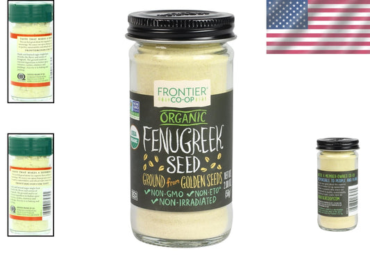 Versatile Organic Ground Fenugreek Seed - 2 Ounce, Perfect for Baking & Cooking