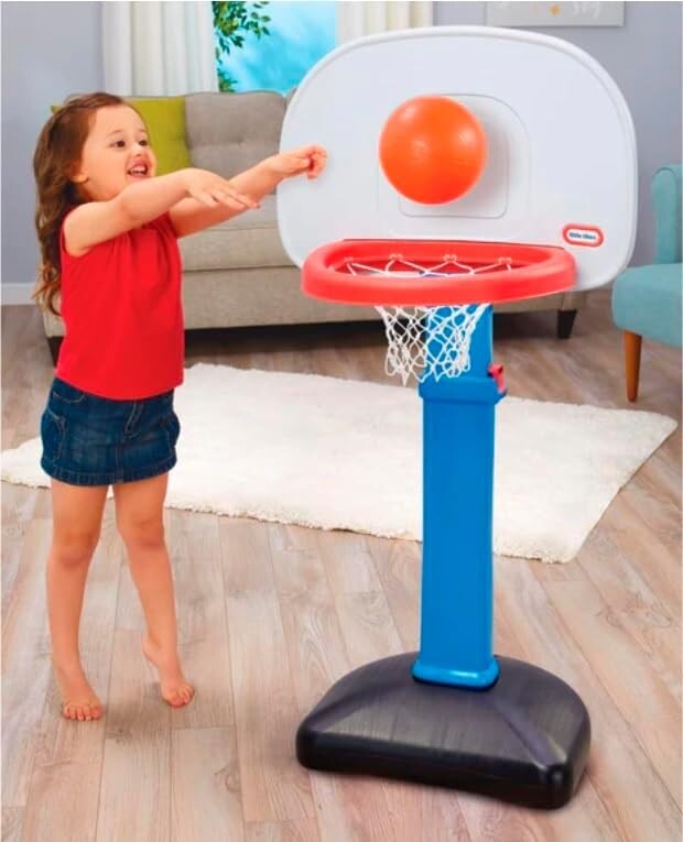 Kids' Basketball Set - Indoor and Outdoor Play with Easy Height Adjustment