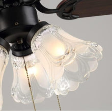 Load image into Gallery viewer, Versatile Clear &amp; Frosted Ceiling Fan Light Covers, Standard Fit - Set of 4