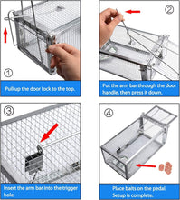 Load image into Gallery viewer, High-Sensitivity Live Chipmunk Traps with Auto Lock - Durable Metal Design