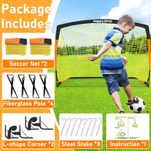 Load image into Gallery viewer, 7'x5' Soccer Goal with Weather-Resistant Design for Kids - Ideal Backyard Gift
