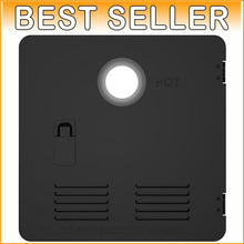 Load image into Gallery viewer, Durable Anti-Bump 15" x 15" RV Water Heater Door - Black Galvanized Steel
