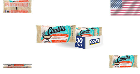 Canilla 1 Pound Extra Long Grain White Rice - Perfect for Any Dish, Pack of 30