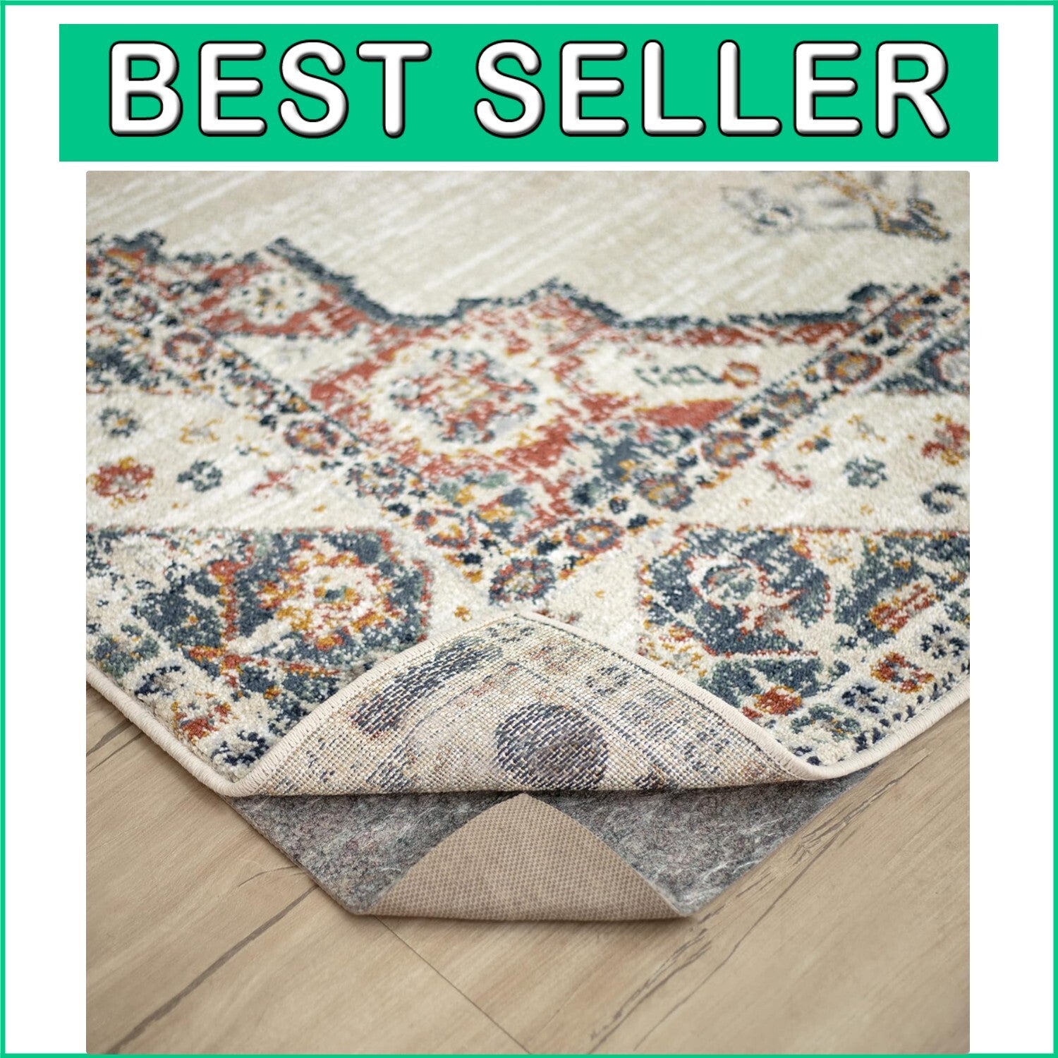 Eco-Friendly 8' x 10' Non-Slip Rug Gripper - 1/4" Thick for All Floors