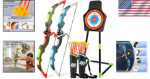 Load image into Gallery viewer, Durable Portable Bow and Arrow Set for Kids – Ideal for Indoor &amp; Outdoor Play