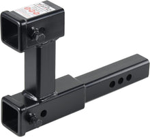 Load image into Gallery viewer, Versatile Dual Trailer Hitch Extender: Adjustable &amp; Anti-Rattle for 2" Receivers