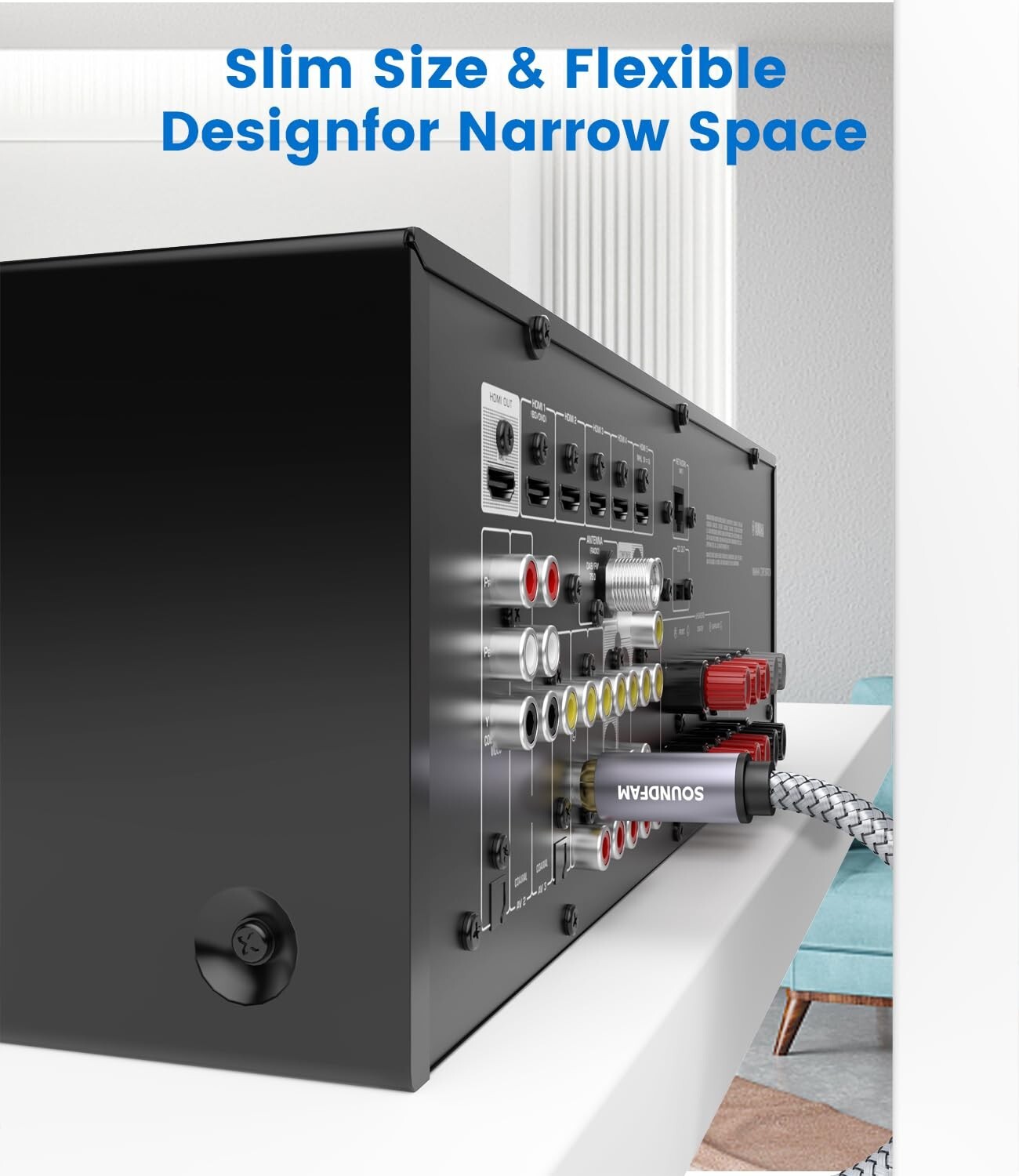 High Quality 20ft RCA to RCA Cable - Exceptional Durability with Loss-less Sound