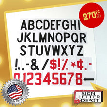 Load image into Gallery viewer, Versatile 4" Sign Letters on 5" Flex Panels - 270+ Assorted Characters Included