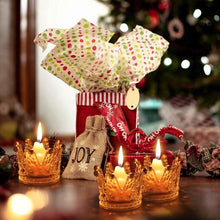 Load image into Gallery viewer, Gold Glass Votive Candle Holder Set of 12 - Ideal for Weddings and Celebrations