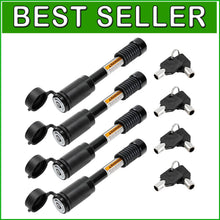 Load image into Gallery viewer, Universal 5/8" Diameter Trailer Hitch Pin Lock with Anti-Rattle O-Rings (4 Pack)