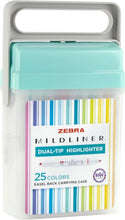 Load image into Gallery viewer, Mildliner Assorted Highlighters, Double-Ended with Chisel &amp; Fine Tips - 25 Pack