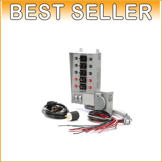 Durable 30 Amp Generator Transfer Switch Kit – Perfect for Home Power Management