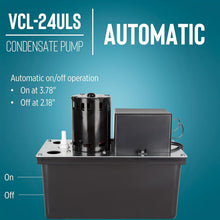 Load image into Gallery viewer, High-Efficiency 115V Condensate Removal Pump - 270 GPH with Overflow Protection