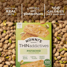 Load image into Gallery viewer, Pistachio Almond Thin Cookies - Individually Wrapped &amp; Low-Calorie Delights