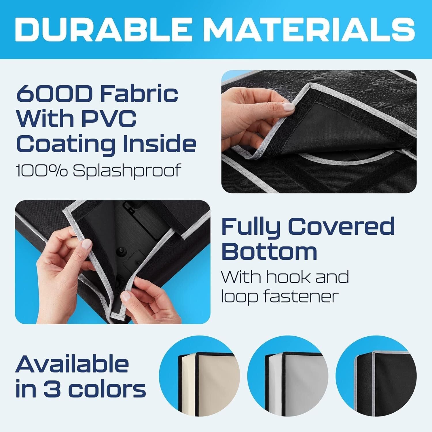 Weatherproof 65 Inch Outdoor TV Cover | Premium Scratch Resistant Protection