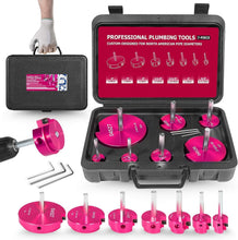 Load image into Gallery viewer, Durable Aluminum Alloy 7-Piece Pipe Reamer Kit for Leak-Free Plumbing Repairs