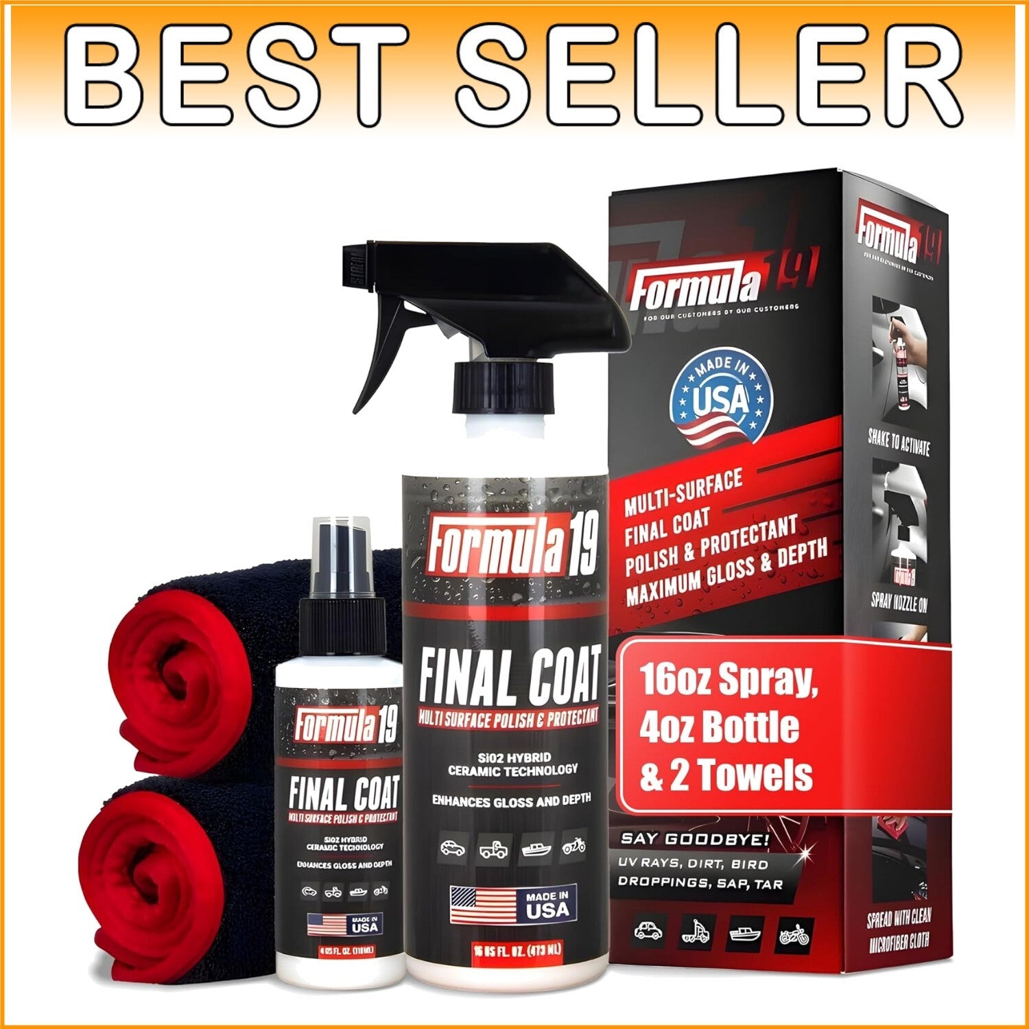 Eco-Friendly Ceramic Coating Spray - Protect & Shine Your Vehicles Effortlessly