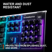Load image into Gallery viewer, Ergonomic Apex 3 RGB Gaming Keyboard – Magnetic Wrist Rest &amp; Multimedia Controls