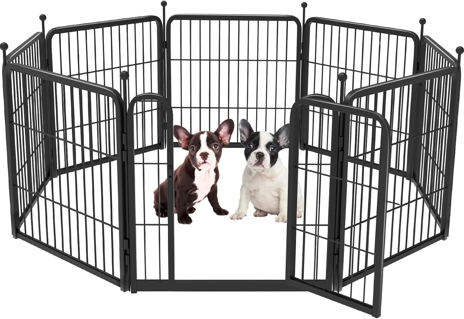 All-Life-Stage 24-inch Dog Playpen with Auto Lock – Secure and Adjustable Design