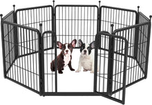 Load image into Gallery viewer, All-Life-Stage 24-inch Dog Playpen with Auto Lock – Secure and Adjustable Design