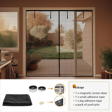 Load image into Gallery viewer, Retractable Magnetic Mesh Garage Door Screen 9x8 Ft - Hands-Free Ventilation