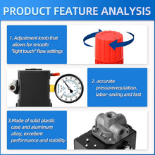 Load image into Gallery viewer, Compact Air Compressor Pressure Switch with Regulator &amp; Complete Accessory Kit