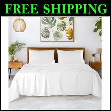 Load image into Gallery viewer, Eco-Friendly 1200 Thread Count Egyptian Cotton Sheet Set - Breathable &amp; Soft
