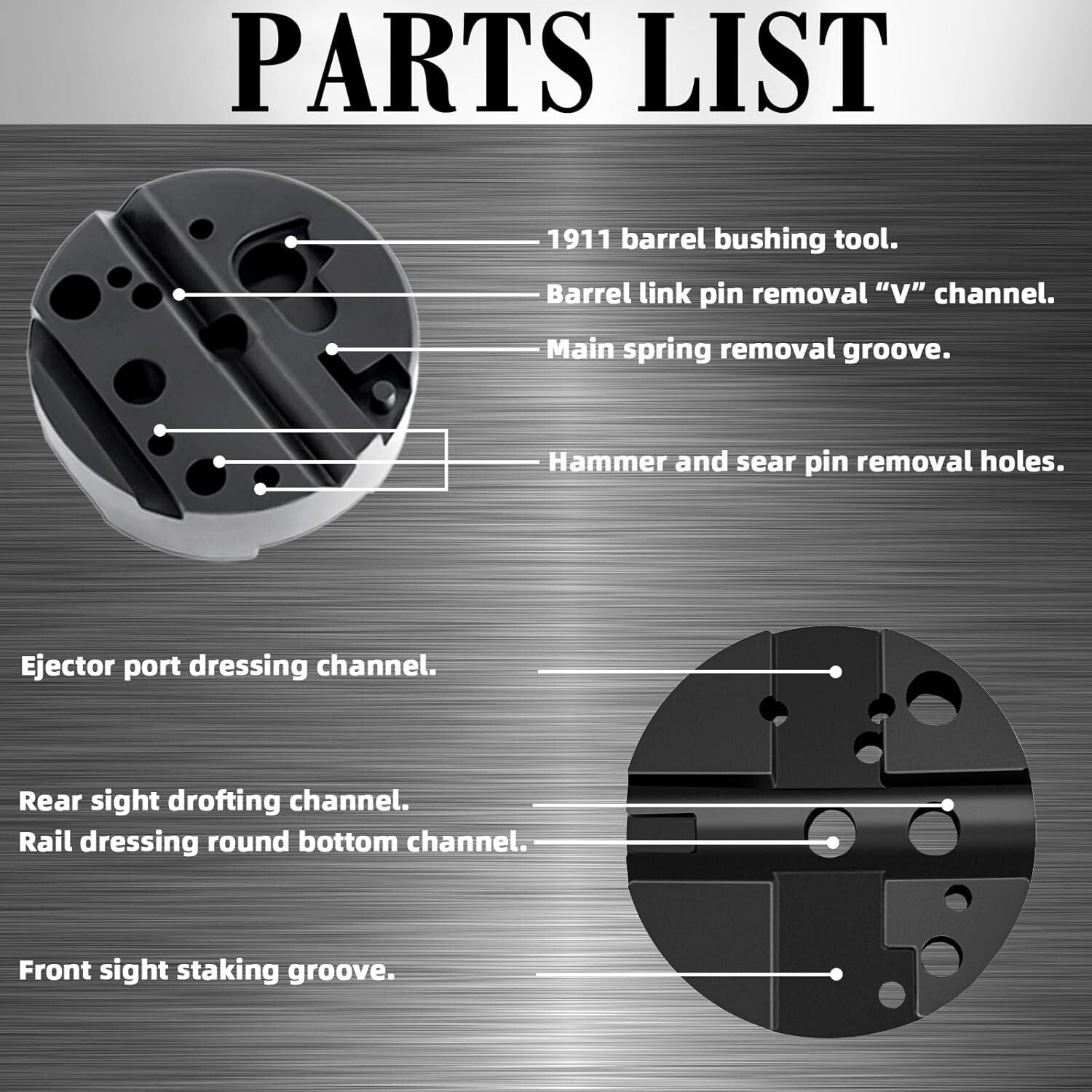 Professional Roll Pin Punch Set with Durable Hammer & Scratch-Resistant Block