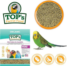 Load image into Gallery viewer, USDA Certified Organic Mini Pellets Bird Food for Budgies &amp; Lovebirds - 25 lbs