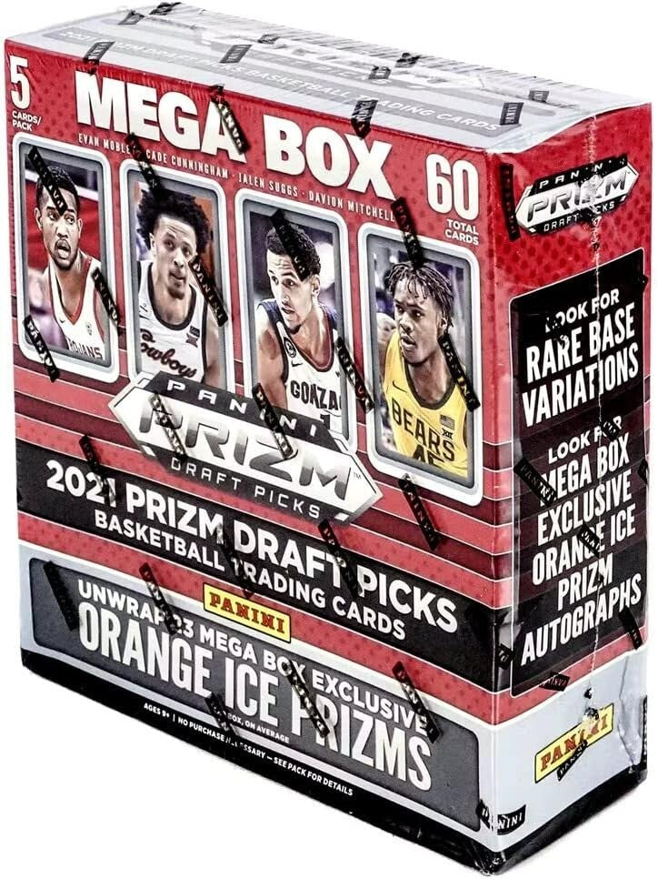 Premium 2021-22 Prizm Draft Picks Basketball Cards - 60 Count Collector's Box