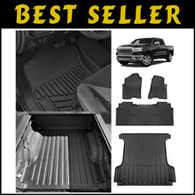 Load image into Gallery viewer, All-Weather TPE Truck Bed Mat &amp; Full Set for 2019-2025 RAM 1500 Accessories