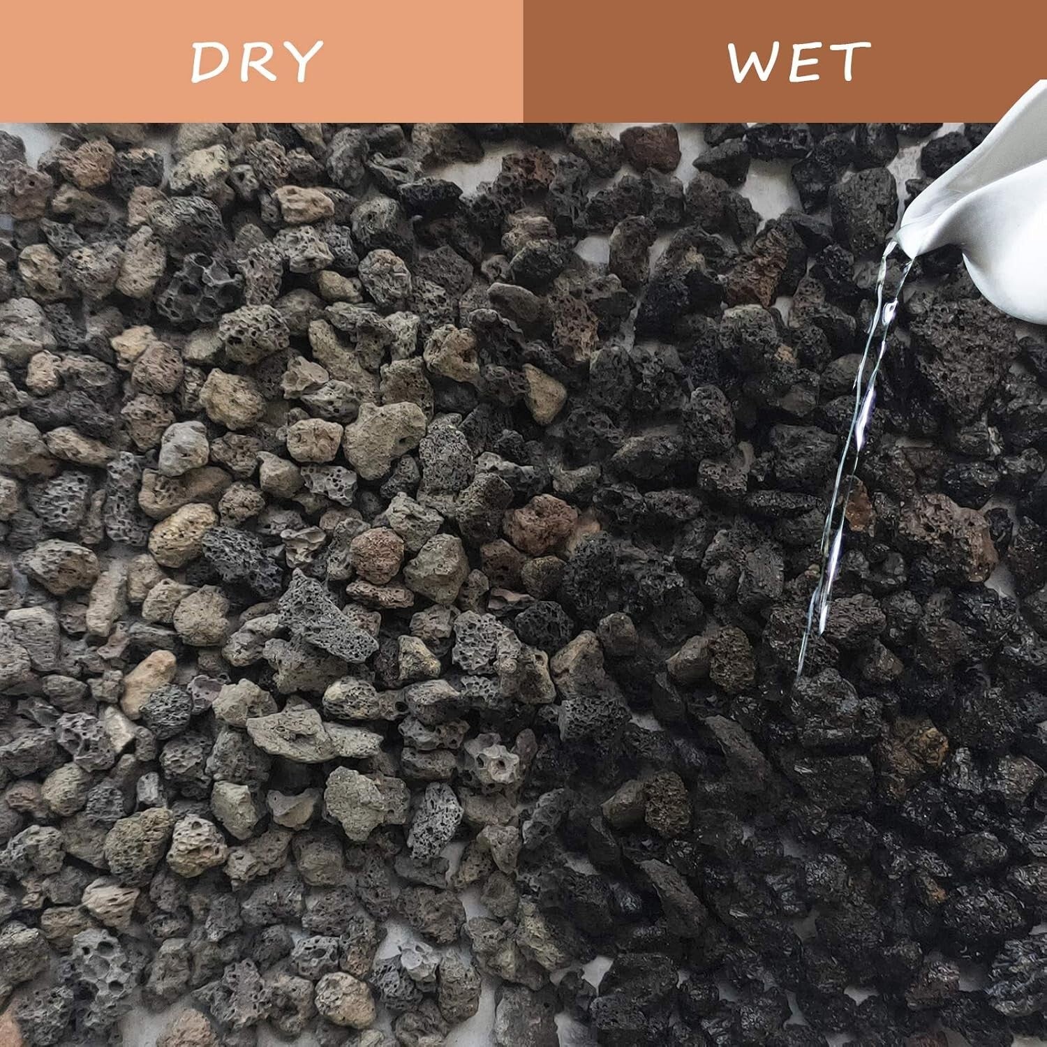 Aromatic Lava Rocks for Plants - 100% Pure Volcanic Stone, Ideal for Root Health