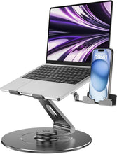 Load image into Gallery viewer, Sturdy 300% Stability Aluminum Laptop Stand for 10-17.3" Laptops with Rotator