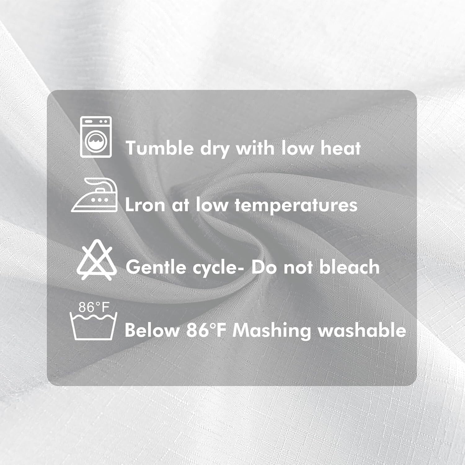 Elegant White Linen Outdoor Curtain Panels - 54" Wide x 84" Long, Weatherproof