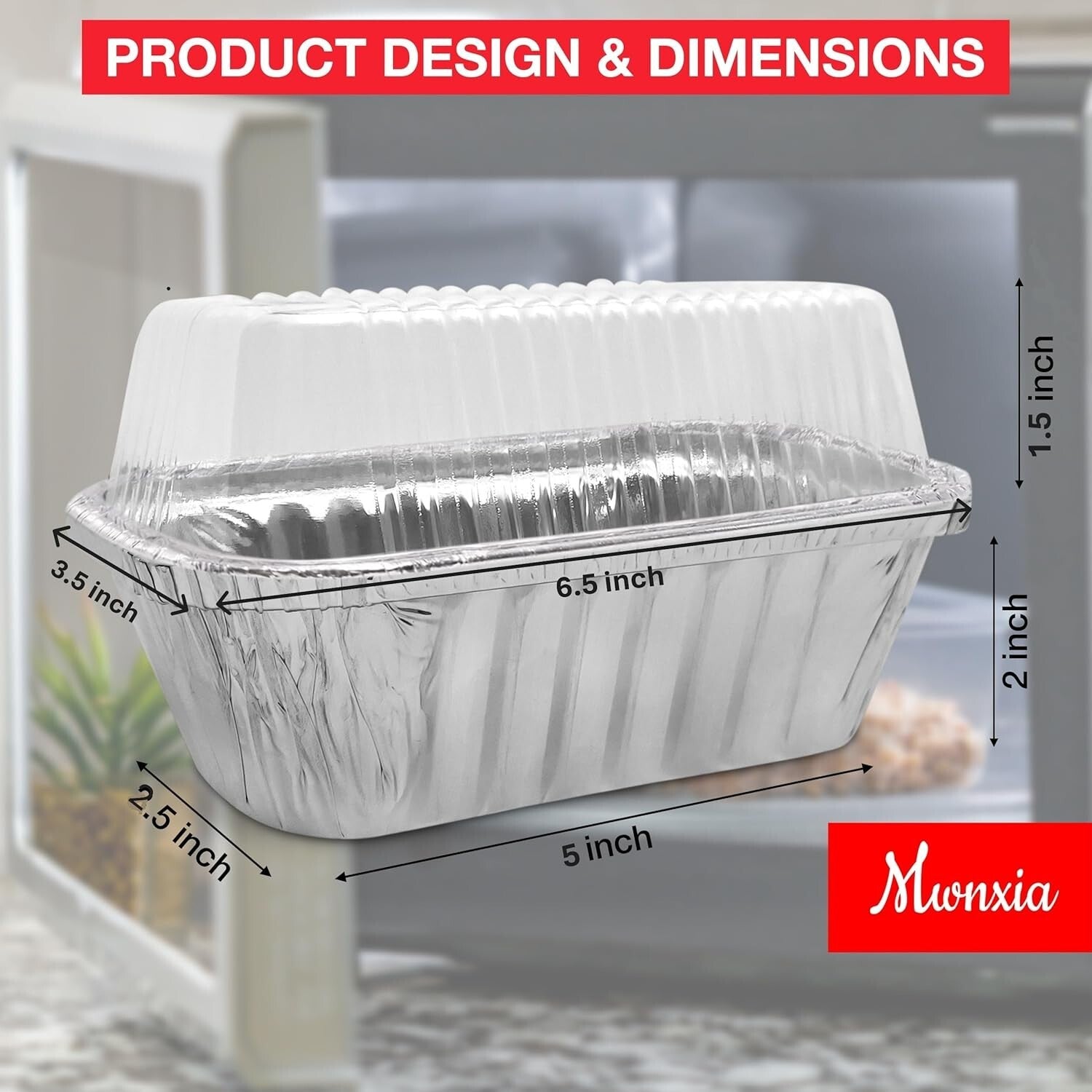 100 Pack Disposable Aluminum Baking Pans - Perfect for Holiday Treats