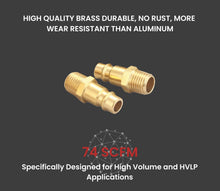 Load image into Gallery viewer, V Style 1/4 NPT Air Coupler &amp; Plug Kit - 28 Piece Brass Set for Heavy Duty Use