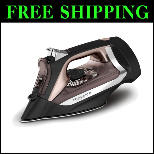 Ultimate Steam Iron with Retractable Cord - 350 Micro-Holes for Perfect Coverage