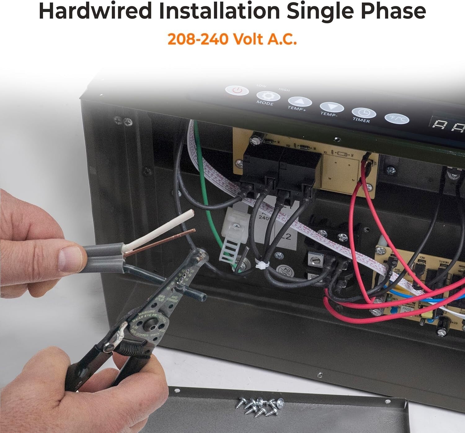 12 Hour Timed Fan-Forced Garage Heater | 7,500 Watt with Adjustable Airflow