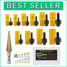 Load image into Gallery viewer, Professional Rivet Nut Hand Tool with 10 Mandrels - Ideal for All Metal Jobs