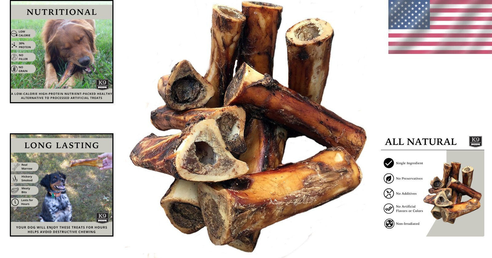 Healthy Low-Calorie Beef Chews for Aggressive Large Breed Dogs - 10 Count