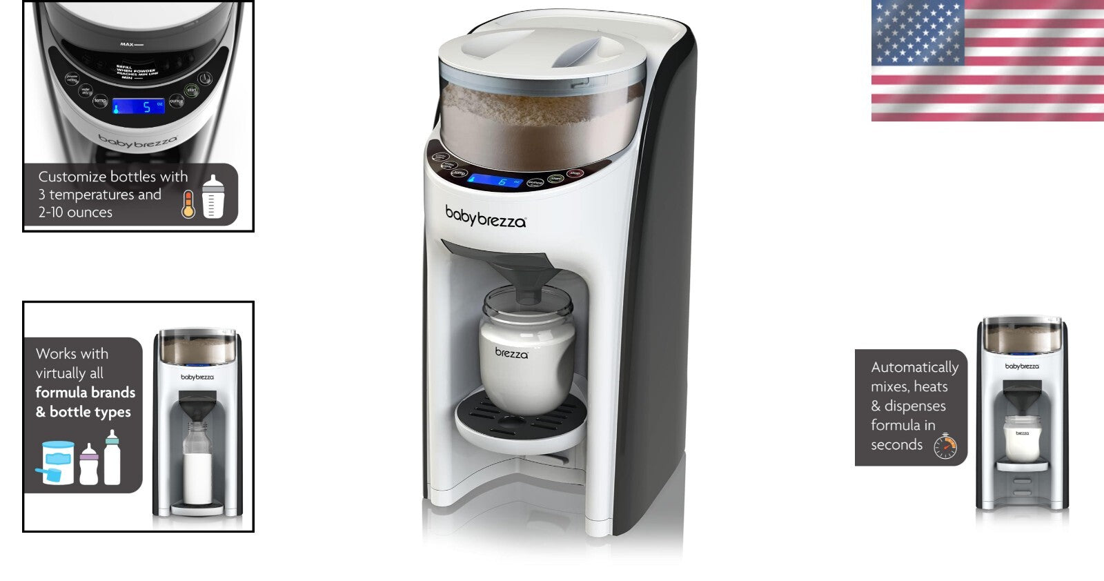 Effortless Baby Bottle Maker - Automatic Mixing with Temperature Control