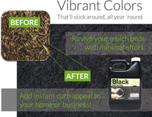 Load image into Gallery viewer, Premium Black Mulch Dye Spray - 11,200 Sq. Ft. Coverage for Vibrant Landscapes