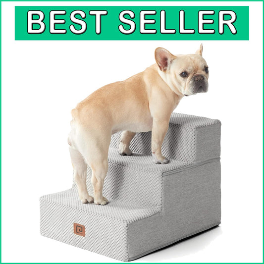 Portable Non-Slip Pet Steps for Small Dogs & Cats - Foldable Indoor Use
