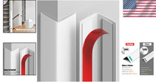 Load image into Gallery viewer, Pure White Self-Adhesive Corner Guards - 90cm Impact-Resistant Edge Protector