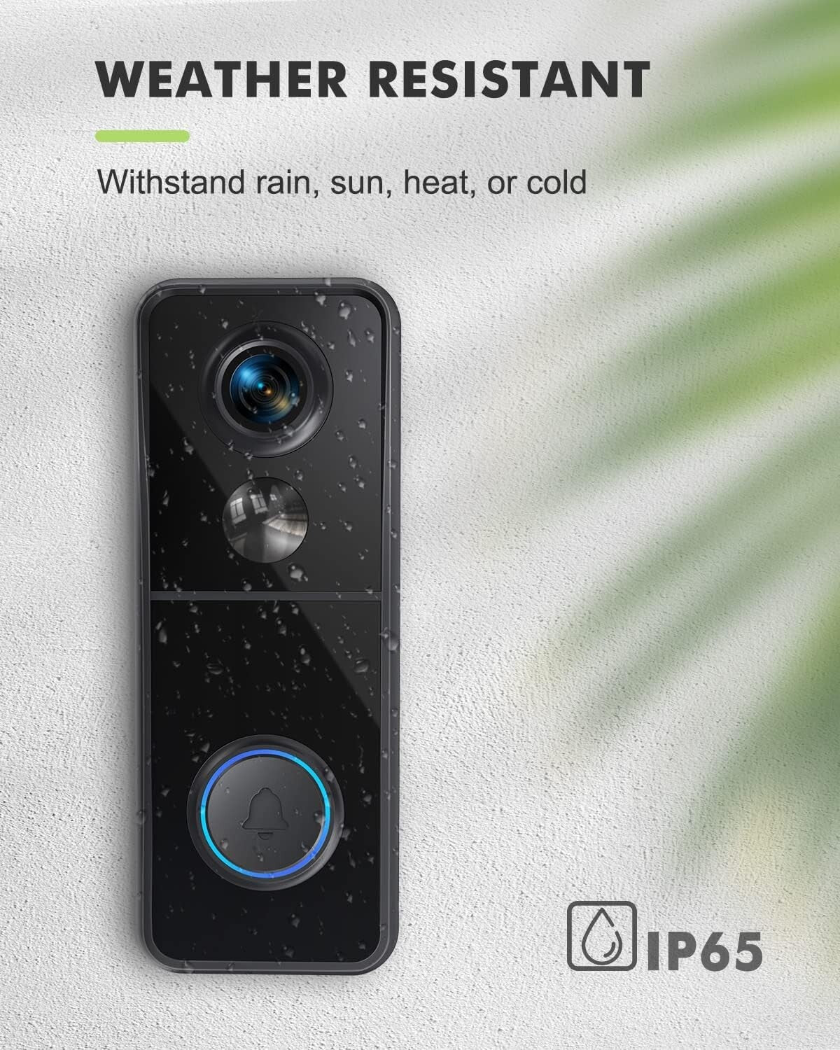 Outdoor Wireless Doorbell with Adjustable Motion Alerts - User-Friendly Design
