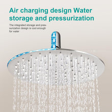 Load image into Gallery viewer, Ultra-Thin 8" Rain Shower Head in Brushed Nickel - Easy No-Plumber Install