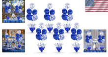 Load image into Gallery viewer, Six Royal Blue Table Balloon Centerpieces – Easy Setup for Every Festivity