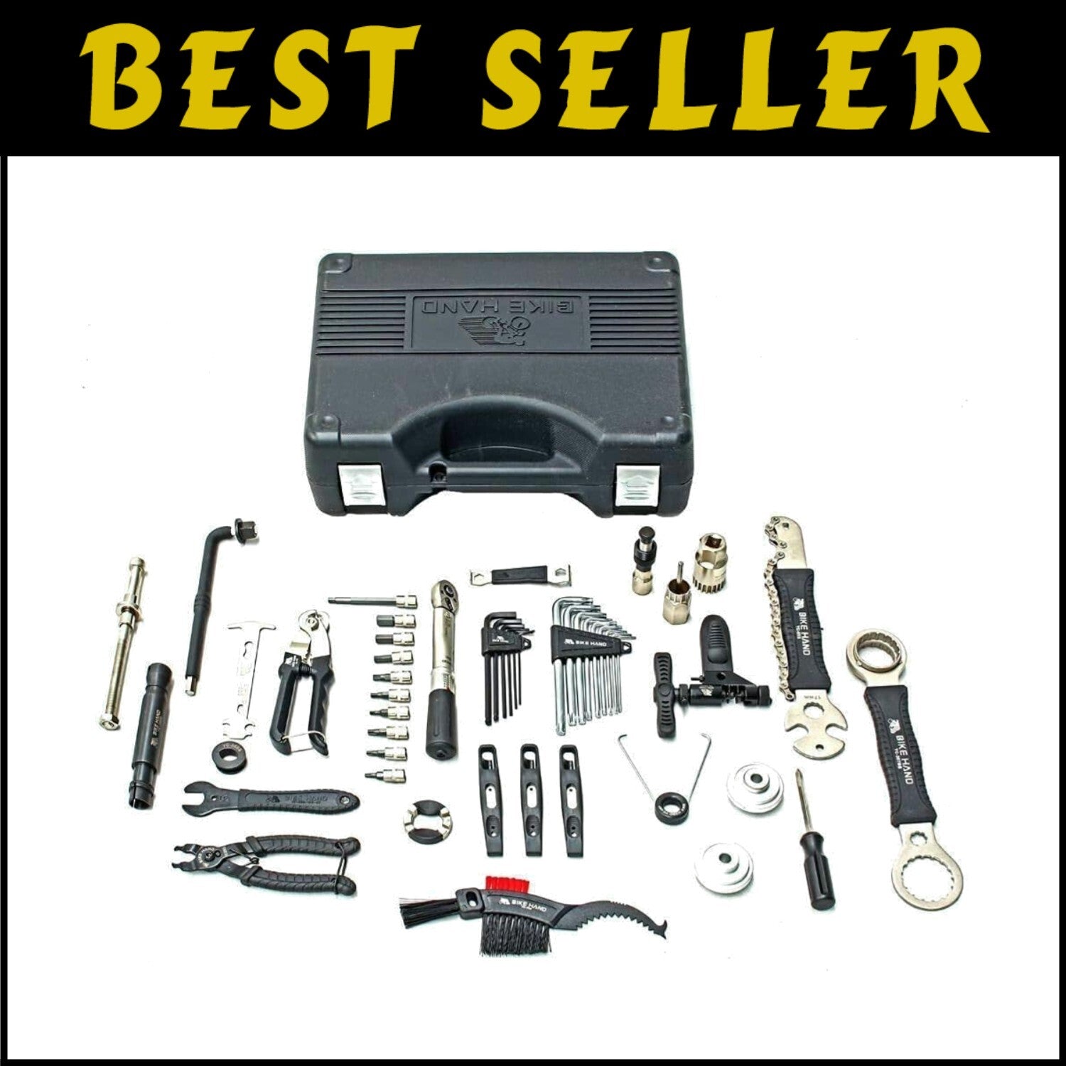 Durable Heat Treated Steel Bike Tool Kit - 23-Piece with Precision Torque Wrench